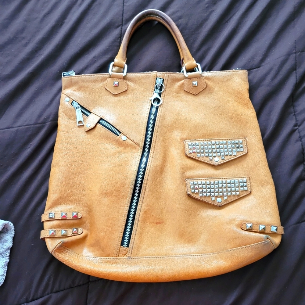 Rebecca Minkhoff large purse with silver studs